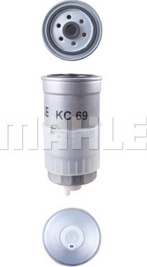 KNECHT KC 69 - Топливный фильтр avtokuzovplus.com.ua