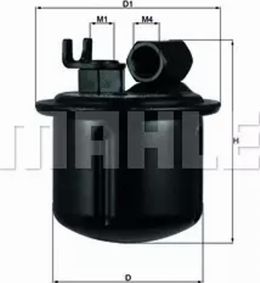 KNECHT KL 183 - Паливний фільтр autocars.com.ua