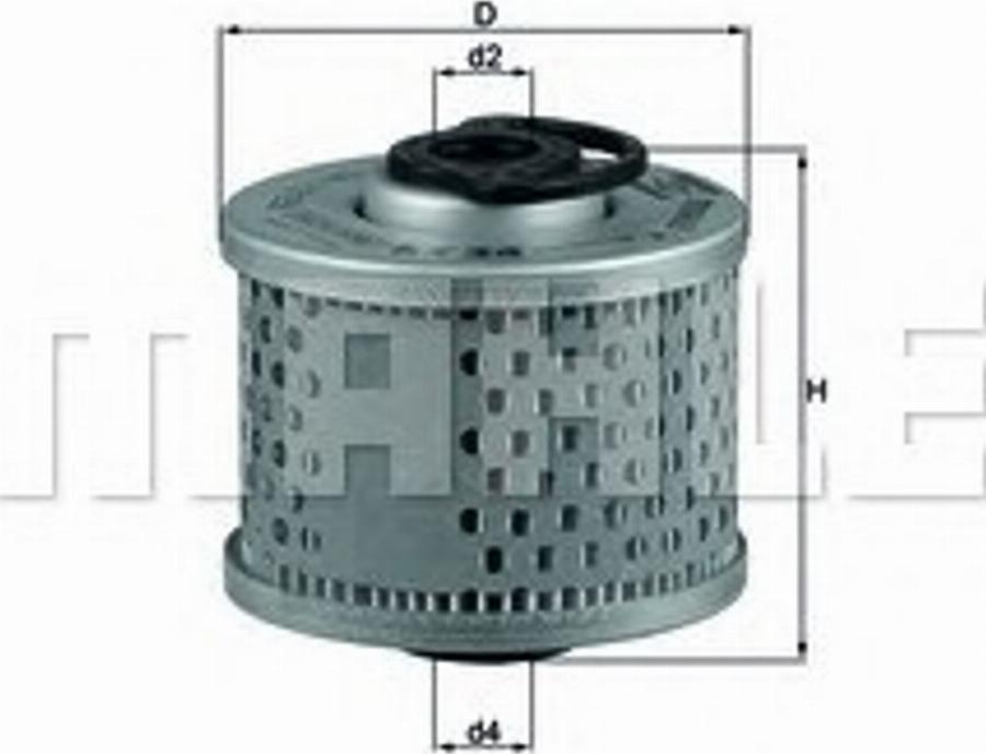 KNECHT KX 34 - Паливний фільтр autocars.com.ua