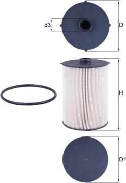 KNECHT KX 481D - Паливний фільтр autocars.com.ua