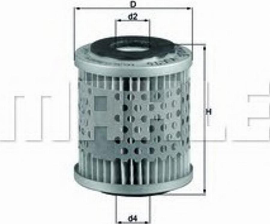 KNECHT KX 76D - Паливний фільтр autocars.com.ua