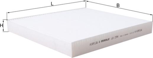 KNECHT LA 1594 - Фільтр, повітря у внутрішній простір autocars.com.ua