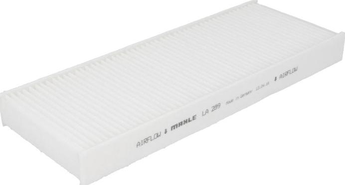 KNECHT LA 289 - Фільтр, повітря у внутрішній простір autocars.com.ua
