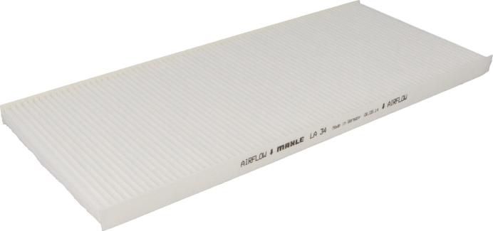 KNECHT LA 34 - Фільтр, повітря у внутрішній простір autocars.com.ua