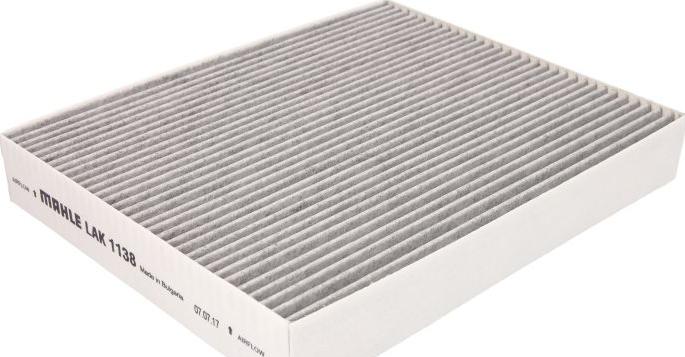 KNECHT LAK 1138 - Фільтр, повітря у внутрішній простір autocars.com.ua