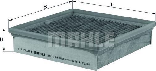 KNECHT LAK 148 - Фильтр воздуха в салоне autodnr.net