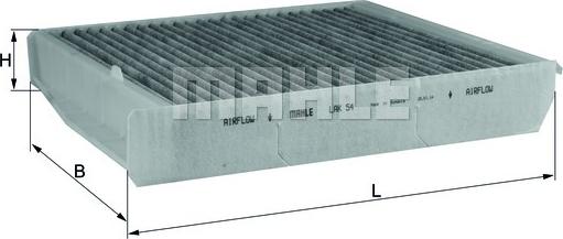 KNECHT LAK 54 - Фильтр воздуха в салоне autodnr.net