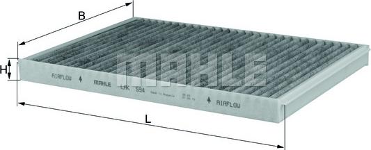 KNECHT LAK 594 - Фильтр воздуха в салоне autodnr.net