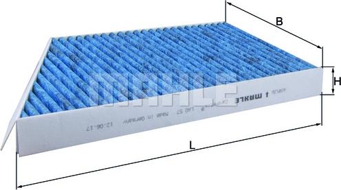 KNECHT LAO 57 - Фильтр воздуха в салоне avtokuzovplus.com.ua