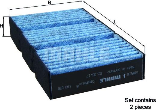 KNECHT LAO 878/S - Фильтр воздуха в салоне autodnr.net