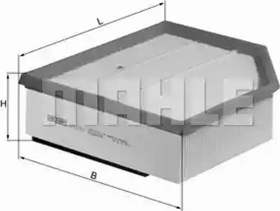 KNECHT LX 1289/1 - Повітряний фільтр autocars.com.ua