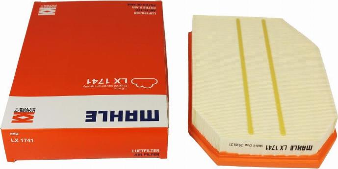 KNECHT LX 1741/1 - Повітряний фільтр autocars.com.ua