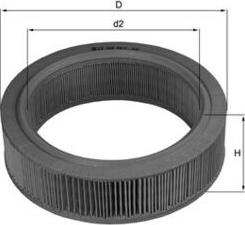 KNECHT LX 184 - Повітряний фільтр autocars.com.ua