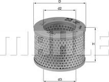 KNECHT LX 192 - Воздушный фильтр avtokuzovplus.com.ua