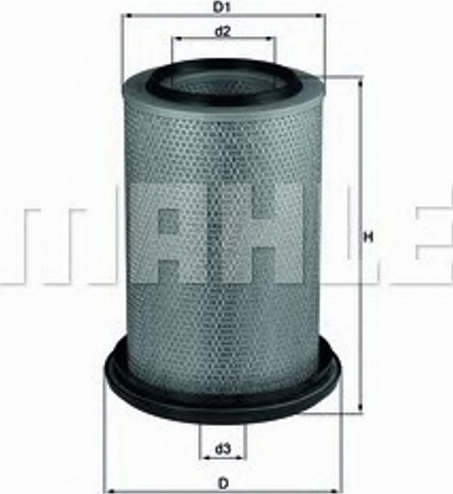 KNECHT LX 229 - Воздушный фильтр avtokuzovplus.com.ua