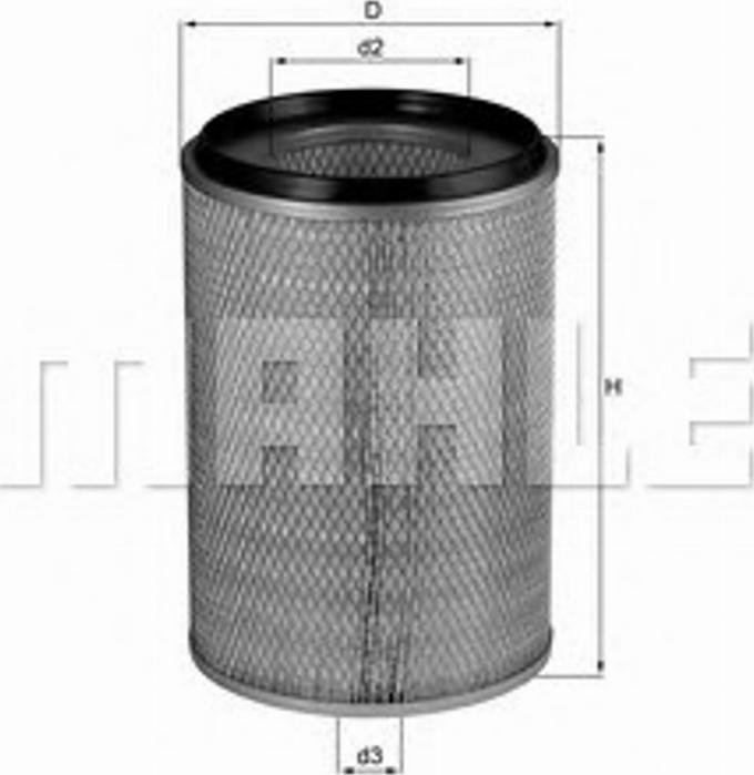 KNECHT LX 28 - Воздушный фильтр autodnr.net