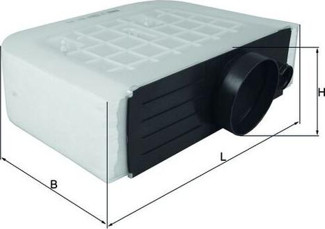 KNECHT LX 3233/6 - Повітряний фільтр autocars.com.ua