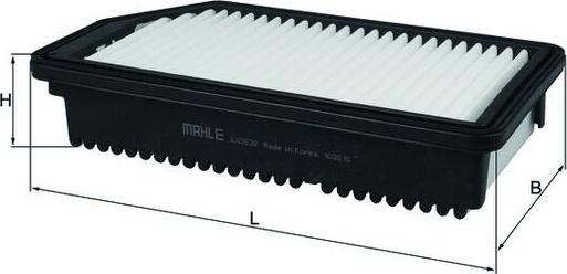 KNECHT LX 3538 - Повітряний фільтр autocars.com.ua