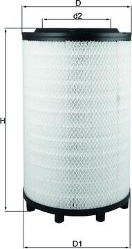 KNECHT LX 3582 - Повітряний фільтр autocars.com.ua