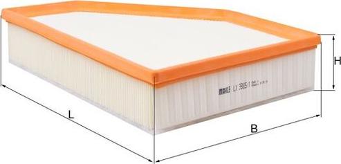 KNECHT LX 3985 - Повітряний фільтр autocars.com.ua