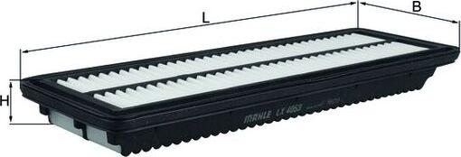 KNECHT LX 4053 - Повітряний фільтр autocars.com.ua