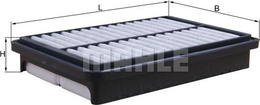 KNECHT LX 4374 - Повітряний фільтр autocars.com.ua