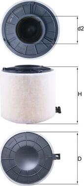 KNECHT LX 4407 - Повітряний фільтр autocars.com.ua