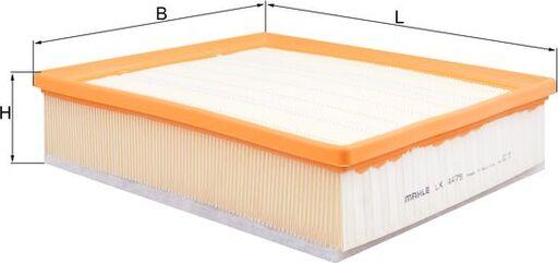 KNECHT LX 4479 - Повітряний фільтр autocars.com.ua