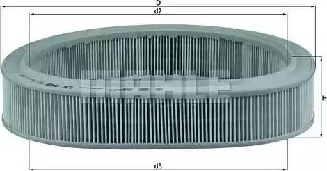 KNECHT LX 449 - Повітряний фільтр autocars.com.ua