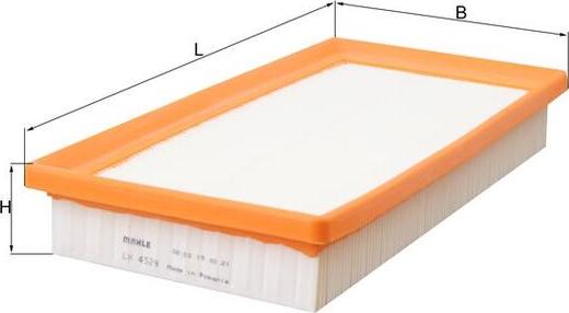 KNECHT LX 4529 - Повітряний фільтр autocars.com.ua