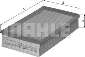 KNECHT LX 452 - Повітряний фільтр autocars.com.ua