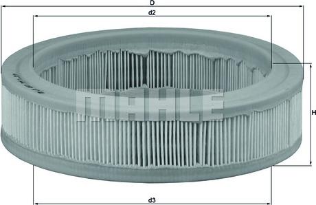 KNECHT LX 487 - Повітряний фільтр autocars.com.ua