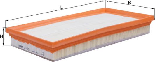 KNECHT LX4922 - Повітряний фільтр autocars.com.ua