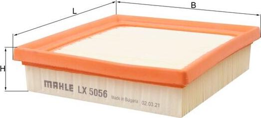 KNECHT LX 5056 - Повітряний фільтр autocars.com.ua