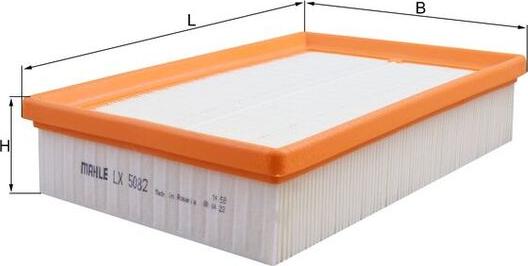 KNECHT LX 5082 - Повітряний фільтр autocars.com.ua