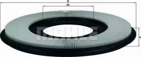 KNECHT LX 556 - Воздушный фильтр avtokuzovplus.com.ua