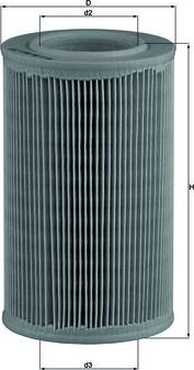 KNECHT LX 55 - Повітряний фільтр autocars.com.ua