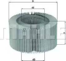 KNECHT LX 578 - Воздушный фильтр avtokuzovplus.com.ua