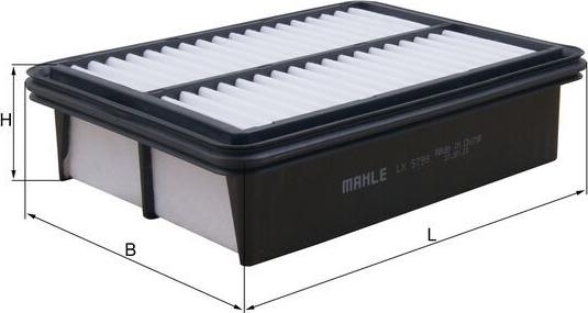 KNECHT LX 5799 - Повітряний фільтр autocars.com.ua