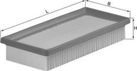 KNECHT LX 589 - Повітряний фільтр autocars.com.ua