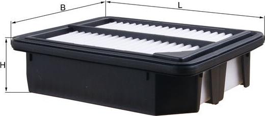 KNECHT LX 5966 - Повітряний фільтр autocars.com.ua