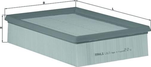 KNECHT LX 635 - Повітряний фільтр autocars.com.ua