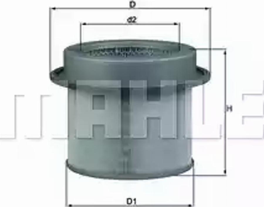 KNECHT LX 671 - Воздушный фильтр autodnr.net