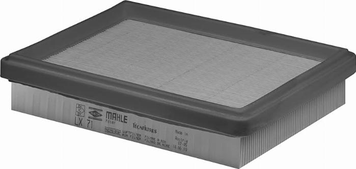 KNECHT LX 71 - Повітряний фільтр autocars.com.ua