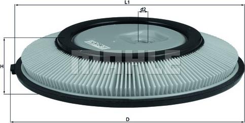 KNECHT LX 724 - Воздушный фильтр autodnr.net