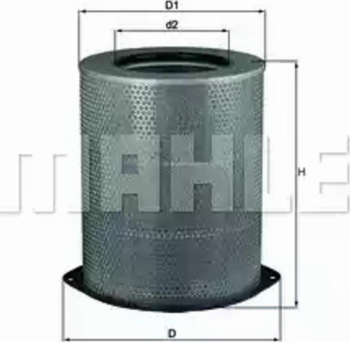 KNECHT LX 832 - Воздушный фильтр avtokuzovplus.com.ua