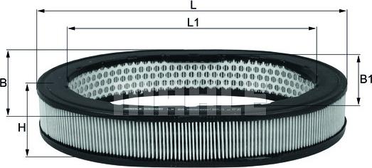 KNECHT LX 88 - Повітряний фільтр autocars.com.ua