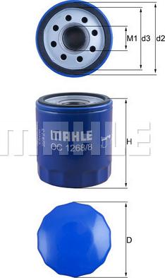 KNECHT OC 1268/8 - Масляний фільтр autocars.com.ua