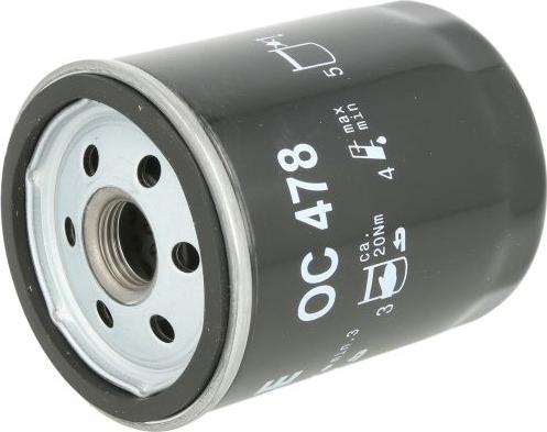 KNECHT OC 478 - Масляний фільтр autocars.com.ua
