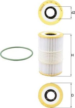 KNECHT OX 1185D - Масляний фільтр autocars.com.ua